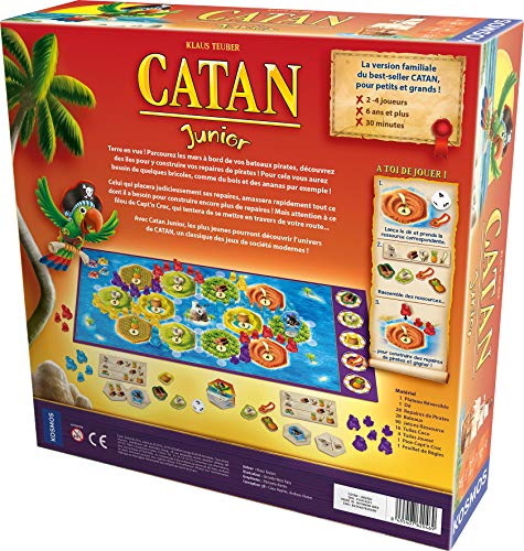 Catan Junior Asmodee - Juego de mesa para niños - Idioma Francés