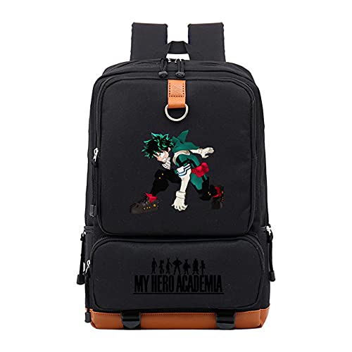 CBA BING My Hero Academy Mochila Mochila De Dibujos Animados Niños Y Jóvenes Green Valley Little Hero Estudiante Anime Mochila Impresa Gran Capacidad Bolsa De Viaje Ligera Nueva Gran Oferta,f