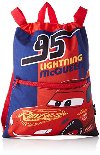 Cerdá, Saquito Guardería de Cars-Licencia Oficial Disney Studios Unisex niños, Multicolor, 270X330MM