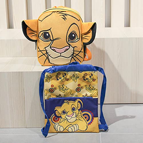 Cerdá, Saquito Guardería del Rey León-Licencia Oficial Disney Studios Unisex niños, Multicolor, 270X330MM