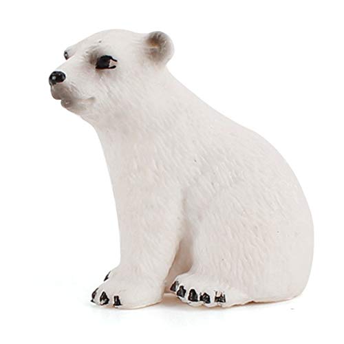 CESUO 12 Piezas de Figuras de Animales Polares Realistas, Juego de Figuras de AccióN de Animales del CíRculo áRtico, Incluye PingüIno de Oso Polar y Ballenas