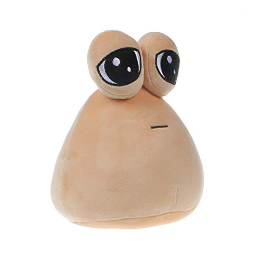 Changskj Juguete de Peluche Alien Pou Pelush Toy Emotion Alien Plushie Relleno Pou Muñeca 22 cm (Color : A, Height : 22cm)