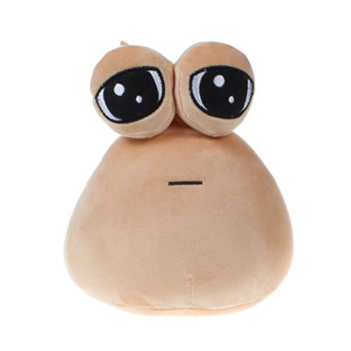 Changskj Juguete de Peluche Alien Pou Pelush Toy Emotion Alien Plushie Relleno Pou Muñeca 22 cm (Color : A, Height : 22cm)