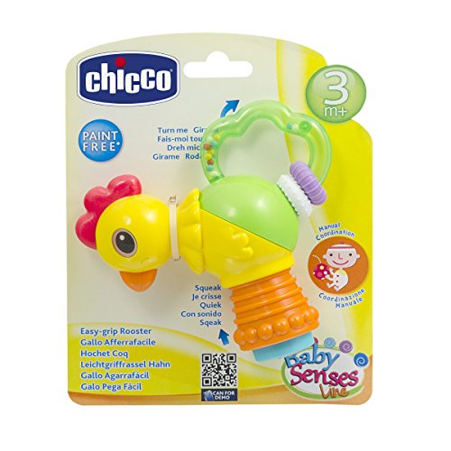 Chicco - Gallo sonajero fáciles de agarrar