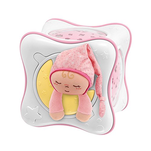 Chicco - Proyector cubo arcoíris, color rosa (00002430100000)