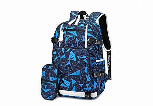 Chico Chica Instituto Mochila Escolar Adolescente Sencilla Mochila Hombres Mujer Casual Mochilas Portátil de Resistente al Agua Que Escolar Niño Niña Bolsos Adecuado para la Escuela, Viajes, Negocios