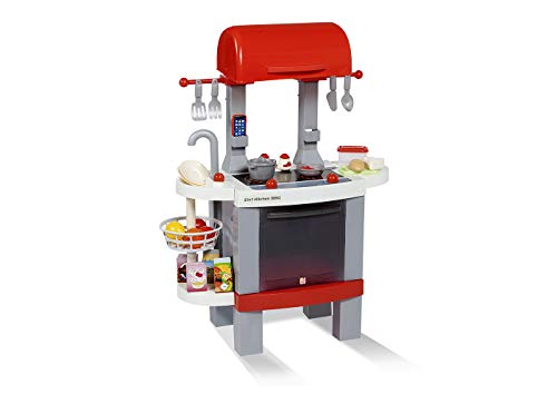 Chicos - Cocina BBQ 2 en 1, Color Rojo (Fábrica de Juguetes 85003)