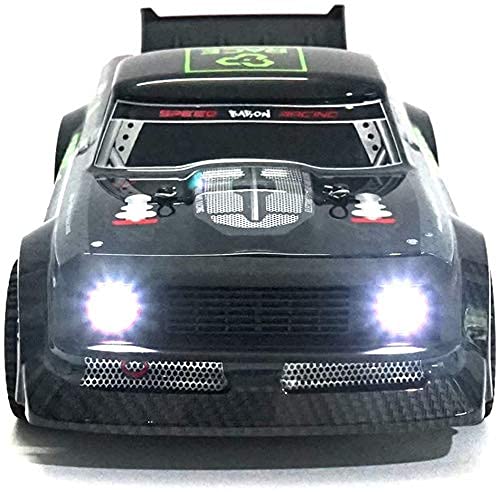 Children's Toy Gift RC Drift Car 1 To 16 Remote Control Four-Wheel Drive Drift Racing Flat Running Car Charging High-Speed Toy Professional RC Boy Children Gift with Angel Eyes Headlights Suit (NATU