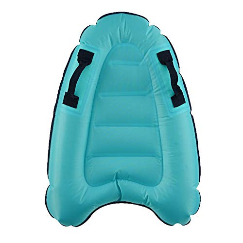 Chnrong Tabla de surf inflable para el cuerpo, mini piscina flotador playa tabla de surf con asas, dispositivo de natación flotante para niños y adultos