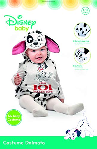 Ciao 101 Dalmatians Disfraces y accesorios, color bebé dálmata, 6-12 meses (11255.6-12)