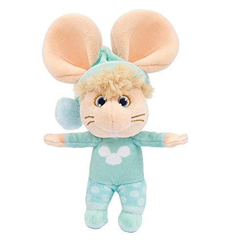 Cicciobello - Ratón Gigio con su suave amigo están listos para la nanoche, peluche de ratón Gigio y chupete incluidos, 30 cm, para niñas a partir de 2 años, CCB89000, Giochi Preziosi