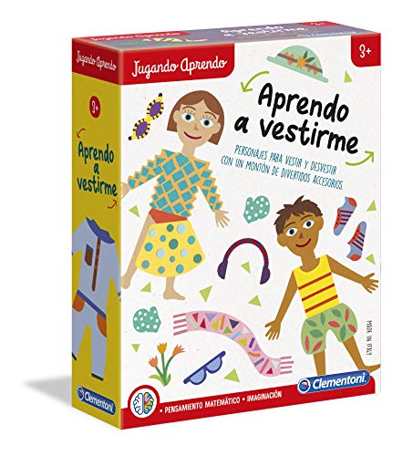 Clementoni-55306 - Aprendo a Vestirme - juego educativo a partir de 3 años