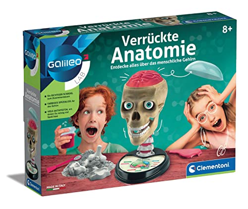 Clementoni- Anatomía Loca Caja pequeños científicos, Juguete Partir de 8 años, experimentos Coloridos para la habitación de los niños (59221)