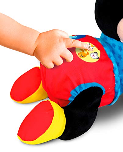 Clementoni - Disney Baby Mickey-Gattona con Me, Multicolor, 17237