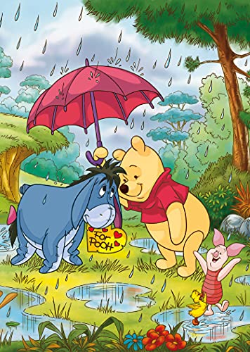 Clementoni Pooh & Friends 3 Puzzles 48 Piezas Winnie The Pooh, Multicolor (25232.9)