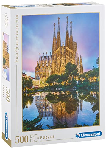 Clementoni- Puzzle 500 Piezas Barcelona, Multicolor (35062.9)