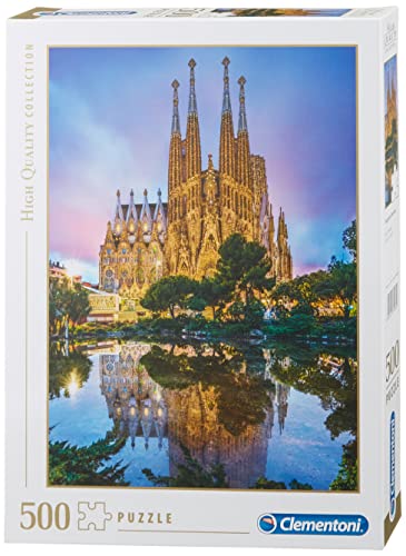 Clementoni- Puzzle 500 Piezas Barcelona, Multicolor (35062.9)