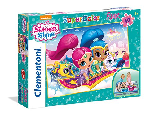 Clementoni - Puzzle Suelo 40 Piezas Shimmer&Shine (25451)