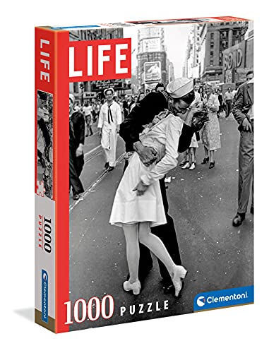 Clementoni- Rompecabezas Life Magazine de 1000 Piezas, en Blanco y Negro, Vintage, Fabricado en Italia, para Adultos, Multicolor (39631)