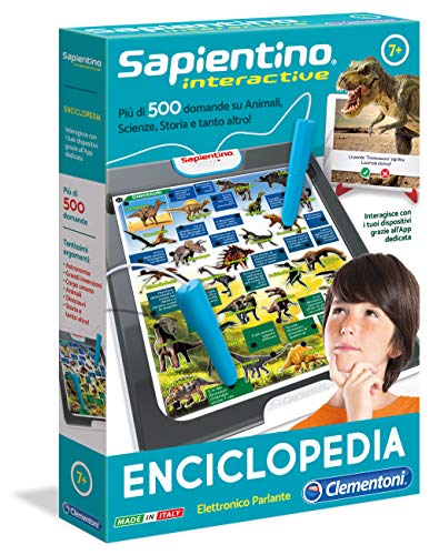 Clementoni Sapientino Interactive Enciclopedia New Juego Educativo, Multicolor (8005125119998)