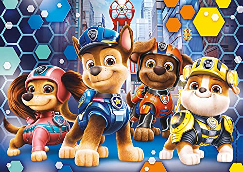 Clementoni Supercolor Paw Patrol The movie-2x60 (2 60 Piezas) -Made in Italy, niños 5 años, Puzzle Carton, Multicolor (24787)