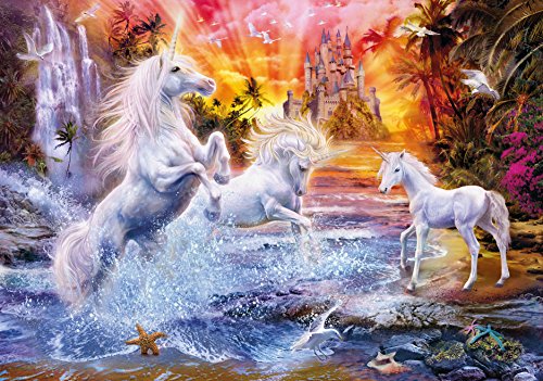 Clementoni-Wild Unicorns Puzzle 1500 Piezas Unicornios Salvajes, Color, pezzi (31805.6)