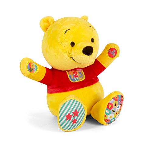 Clementoni - Winnie The Pooh Juega y aprende Peluche parlante, Multicolor, 17305