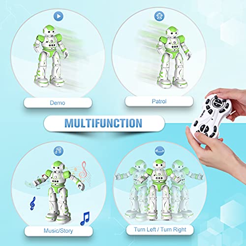 Clickwoo Robot Juguete para niños, Multifuncionales Programable RC Robot niños , Inteligente Gestos Control, Robot Educativos para niños de 8 9 10 años