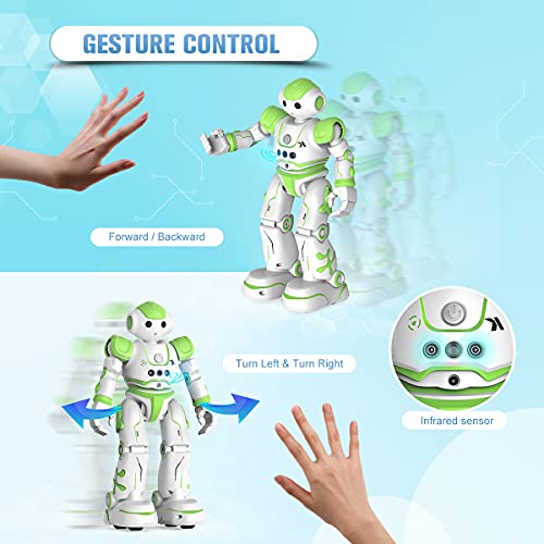 Clickwoo Robot Juguete para niños, Multifuncionales Programable RC Robot niños , Inteligente Gestos Control, Robot Educativos para niños de 8 9 10 años