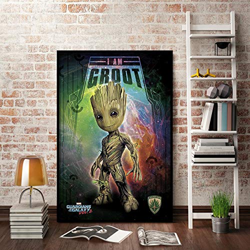 Close Up Póster Marvel Guardians of The Galaxy Vol. 2 - I Am Groot [Kid] (61cm x 91,5cm)