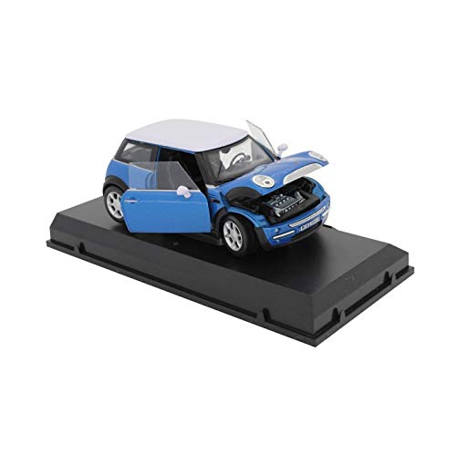 Coche Mini Cooper Azul Metal 1/24°