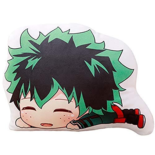 Cojín de peluche de 45,7 cm My Hero Academia con impresión 3D Midoriya Izuku Boku No Hero Academia Bakugou Katsuki Todoroki Shoto Plushie Anime (P02, grande)