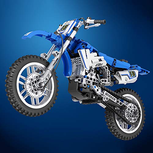 ColiCor Technic Modelo de Off-Road Motocicleta 474pcs 1:6 Juego de construcción de Technic Motocicleta Bloques para Alpinismo Motocicleta, Compatible con Lego Technic