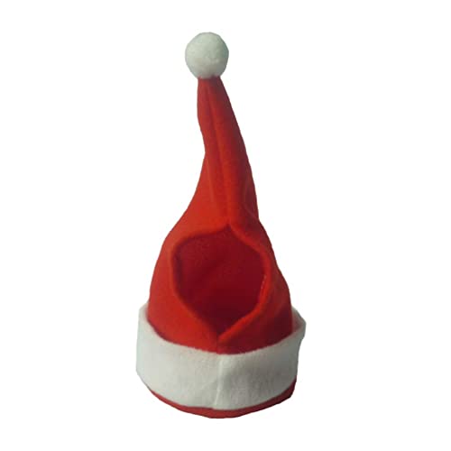 COLiJOL 4 Unids Sombrero de Navidad Bolsas de Caramelo Lindo Gorra Partido Favor Bolsas Nombre Porta Tarjeta Suministros de Navidad