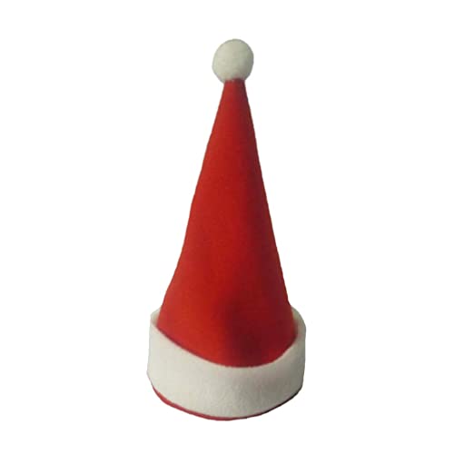 COLiJOL 4 Unids Sombrero de Navidad Bolsas de Caramelo Lindo Gorra Partido Favor Bolsas Nombre Porta Tarjeta Suministros de Navidad