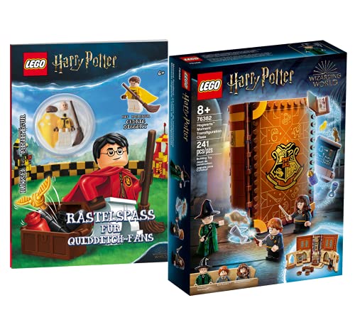 Collectix Lego 76382 Harry Potter - Juego de iniciación de transformación de Hogwarts (cubierta blanda)