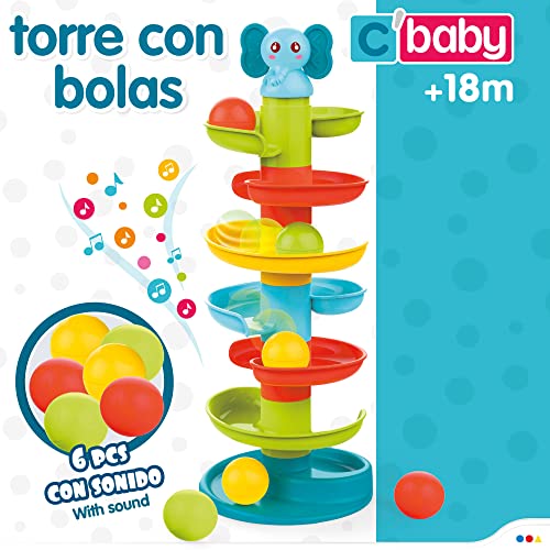 ColorBaby 49391 - Torre Bolas Elefante-c Baby +18m