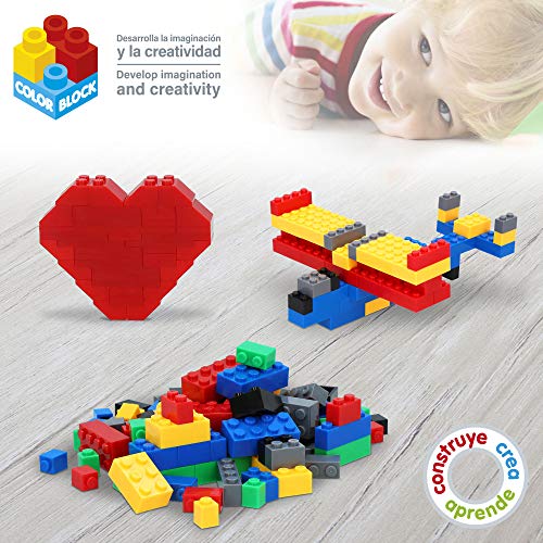 ColorBaby - Construcciones para niños 1.000 piezas nano color block (49012)