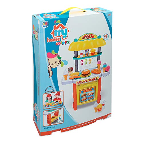 ColorBaby -  Hamburguesería con accesorios My Home Colors (43801)