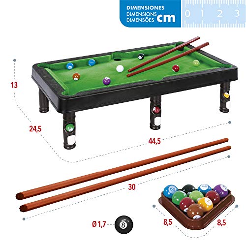 ColorBaby - Juegos de mesa billar infantil con accesorios CB Games 44,5x24,5x13 cm (43757)