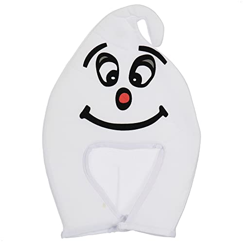 com-four® Disfraz de Fantasma para niños - Disfraz de Halloween Fantasma con Capucha - Disfraz de Fantasma para niños y niñas, 110 cm (110cm)