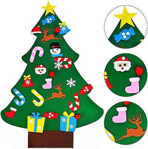 Conjunto de árbol de Navidad de Fieltro,Bricolaje árbol de Navidad de Fieltro,DIY Fieltro Árbol de Navidad ,El árbol de Navidad del Fieltro de los ,Árbol de Navidad de Fieltro