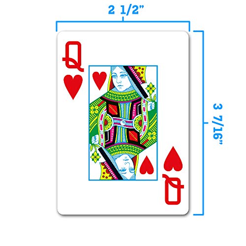 Copag Poker tamaño Jumbo Index 1546 - Juego de Cartas (configuración Azul y Rojo)