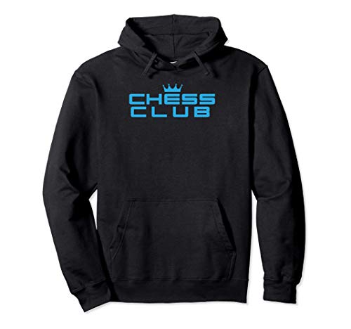 Corona del Club de Ajedrez Chess Club Crown Sudadera con Capucha