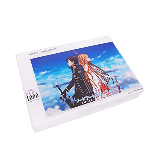 CosplayStudio Sword Art Online - Puzzle de 1000 piezas, diseño de Kirito y Asuna