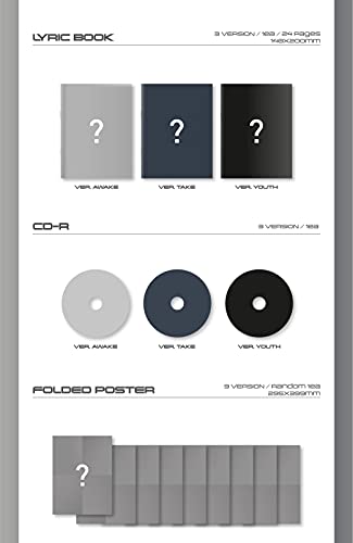 Cravity - The Awakening : Written In The Stars [Youth ver.] (1st Album) Album+BolsVos K-POP Webzine (20p), Decorative Stickers, Photocards