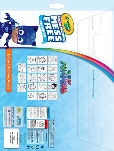 Crayola PJ Masks Color Wonder Mess Libro Gratis