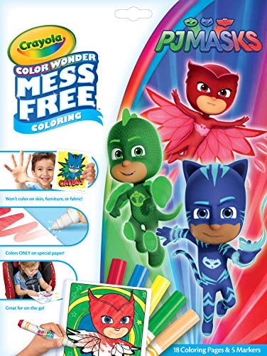 Crayola PJ Masks Color Wonder Mess Libro Gratis