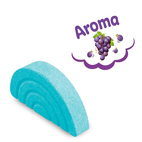 CRAZE INKEE Bombas Niños con Forma de arcoíris Bubbliz con Aroma a UVA en 5 Colores Diferentes, Juguetes baño 26830, Multicolor