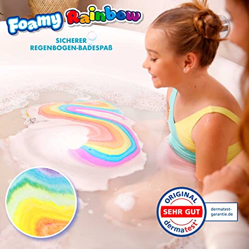 CRAZE INKEE Pack 2 Bombas baño para niños Arcoiris Perfumada, Juego de Unicornio o Nube. juguetes baño espumosas Multi Color para Bañera o Piscina de Niños con olor a Fresas, Multicolor (31209)